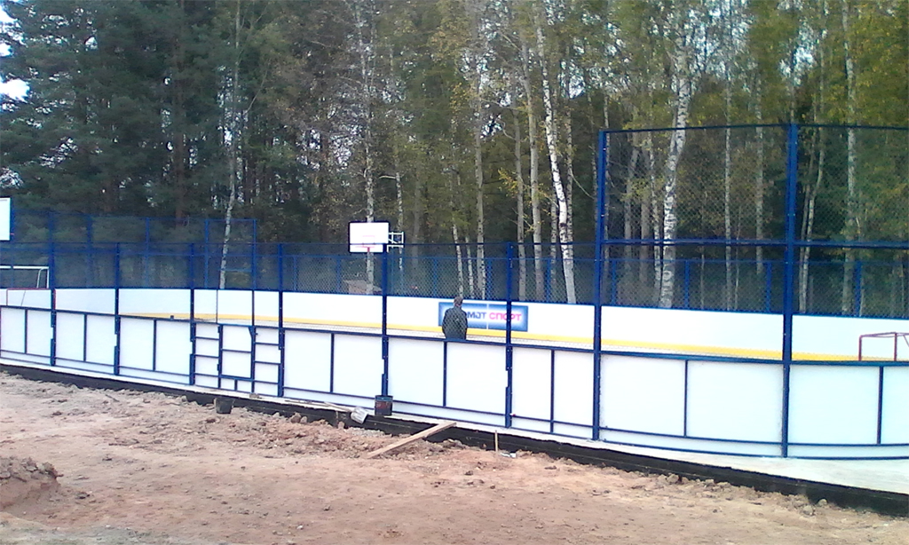 Баскетбольная площадка в Можайске - Формат-спорт